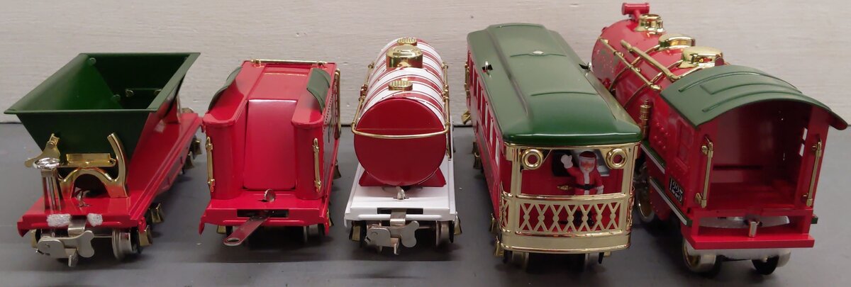Lionel 6-51012 Tinplate Christmas O Gauge Steam Train Set EX/Box