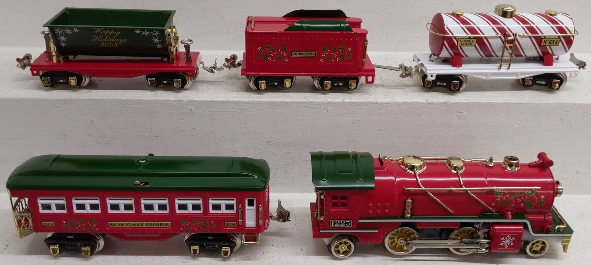 Lionel 6-51012 Tinplate Christmas O Gauge Steam Train Set EX/Box