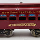 Lionel 36 Vintage Standard Gauge/Maroon Observation Car Painted