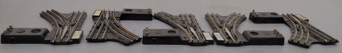 Lionel O22 Vintage O Left-Hand & Right-Hand Electric Remote Switches [5] VG
