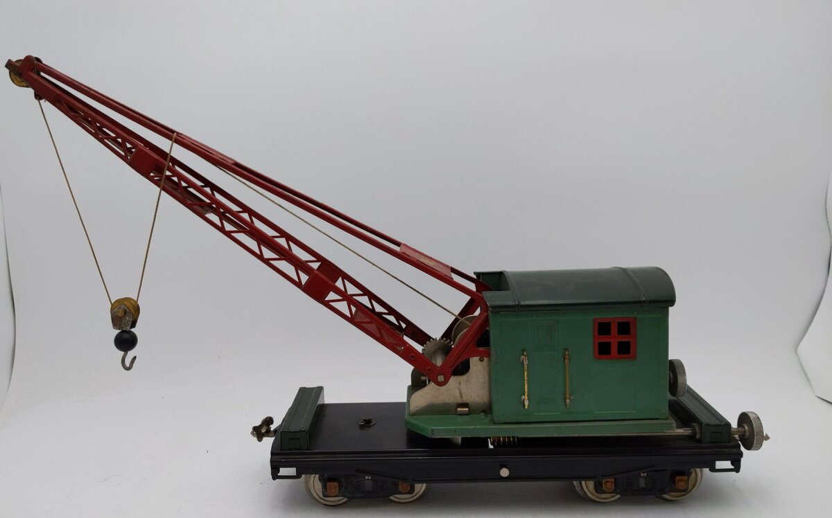 Lionel 219 Vintage Standard Gauge Lionel Lines Operating Crane Car EX
