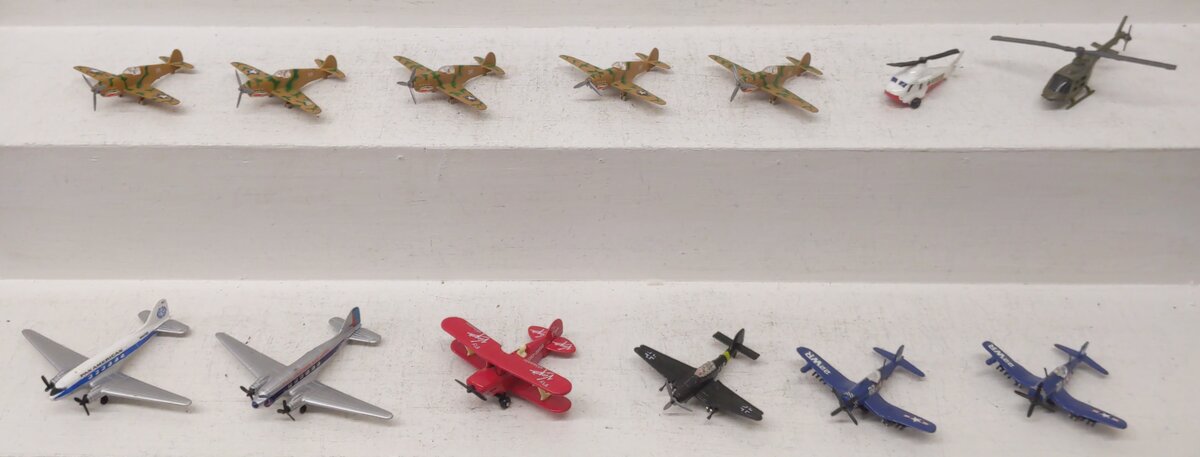 Road Champs, Zylmex & Other Assorted Die-Cast Aircraft [13] VG