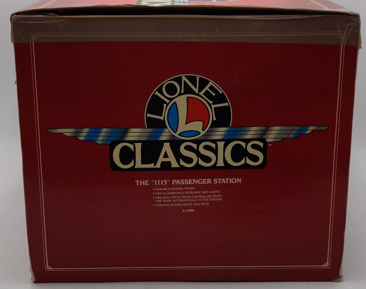 Lionel 6-13800 Standard Gauge Passenger Station #115/Box