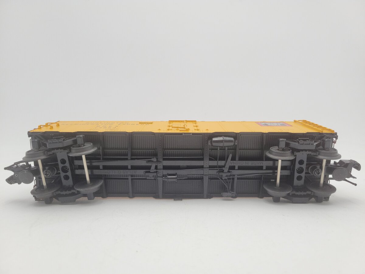 Atlas 8520-3 O Burlington 40' Steel Reefer Car- 3-Rail EX/Box
