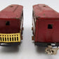 Lionel  Vintage O Prewar Tinplate Pullman & Observation Coach Cars 629.630 VG