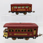 Lionel  Vintage O Prewar Tinplate Pullman & Observation Coach Cars 629.630 VG