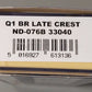 Dapol ND-076B N Scale British Railway Late Crest Steam Locomotive #33040 LN/Box