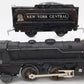 Marx 999 Vintage O New York Central 2-4-2 Steam Locomotive with Tender VG