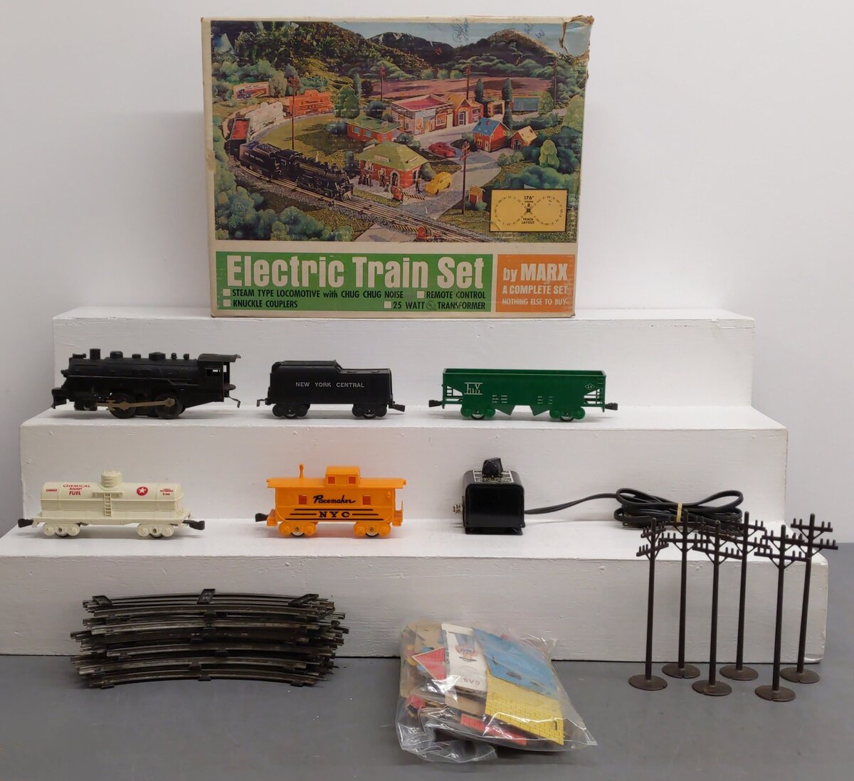 Marx 4351 Vintage O Electric Train Set VG/Box