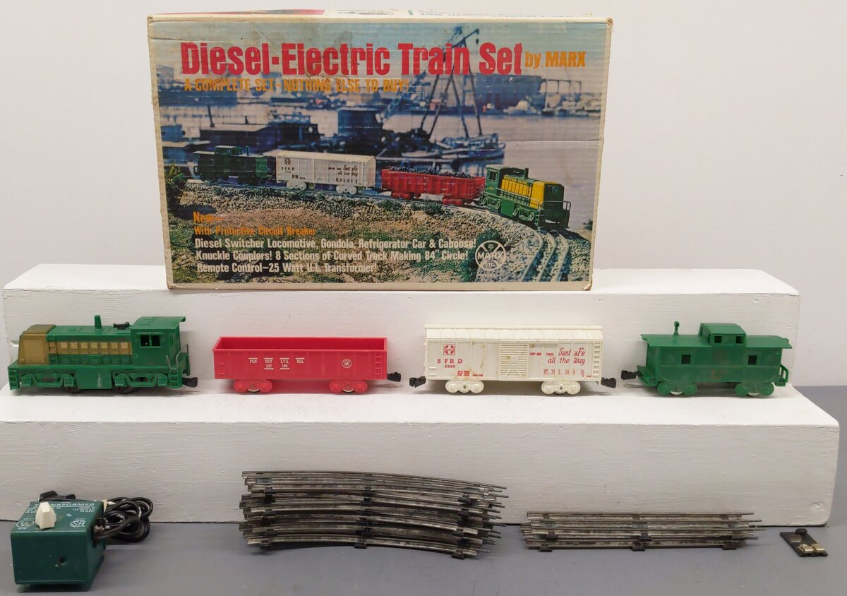Marx 7215 Vintage O Diesel-Electric Train Set VG/Box