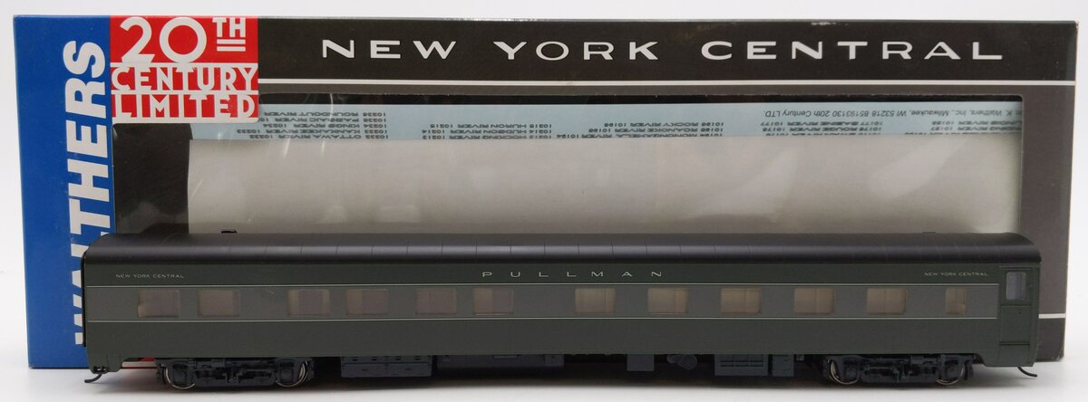 Walthers 932-9313 HO Scale NYC 20th Century Limited 10-6 Sleeper Passenger Car LN/Box