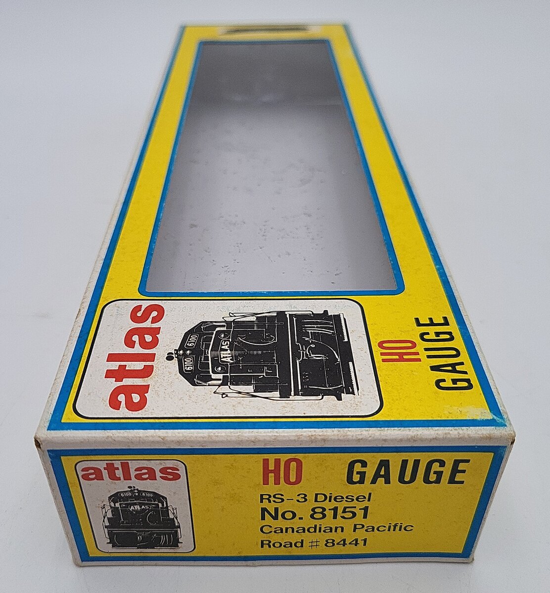 Atlas 8151 HO Canadian Pacific RS-3 Diesel Locomotive #8441 EX/Box