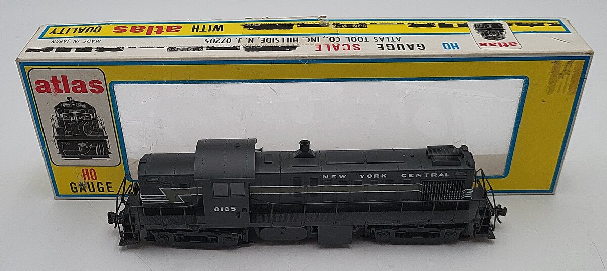 Atlas 8117 HO New York Central RS-1 Diesel Locomotive #8105 EX/Box