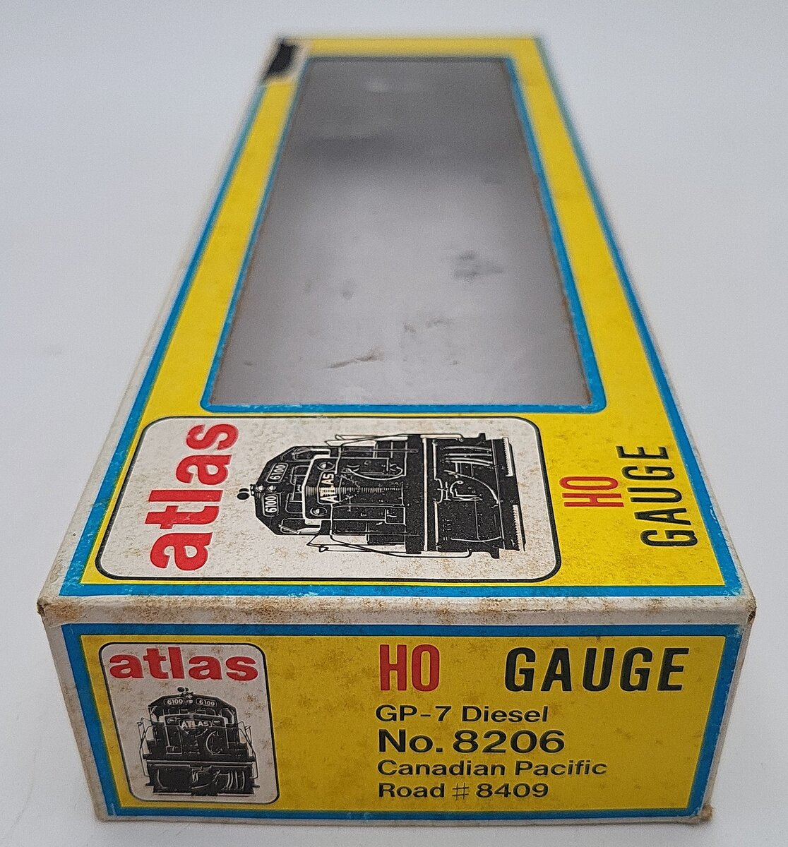 Atlas 8206 HO Scale Canadian Pacific GP-7 Diesel Locomotive  #8409 EX/Box