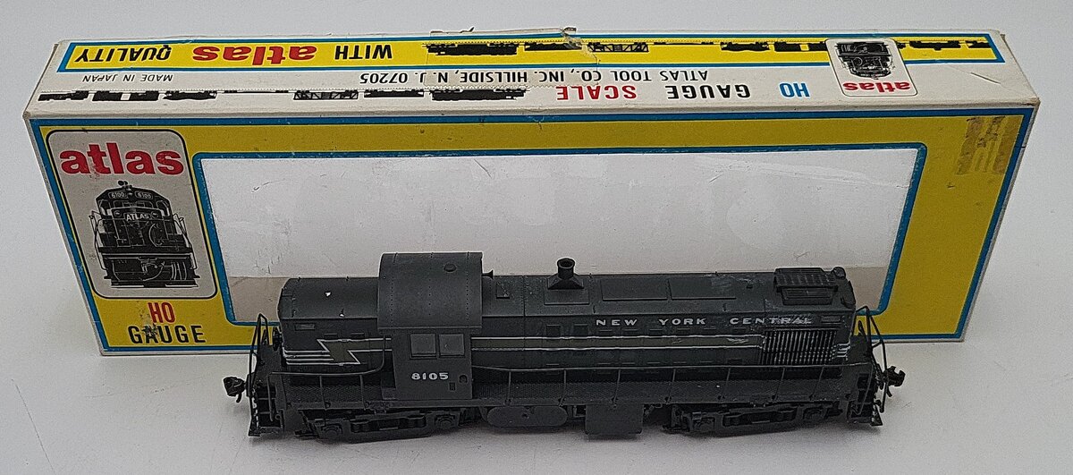 Atlas 8117 HO New York Central RS-1 Diesel Locomotive #8105 EX/Box