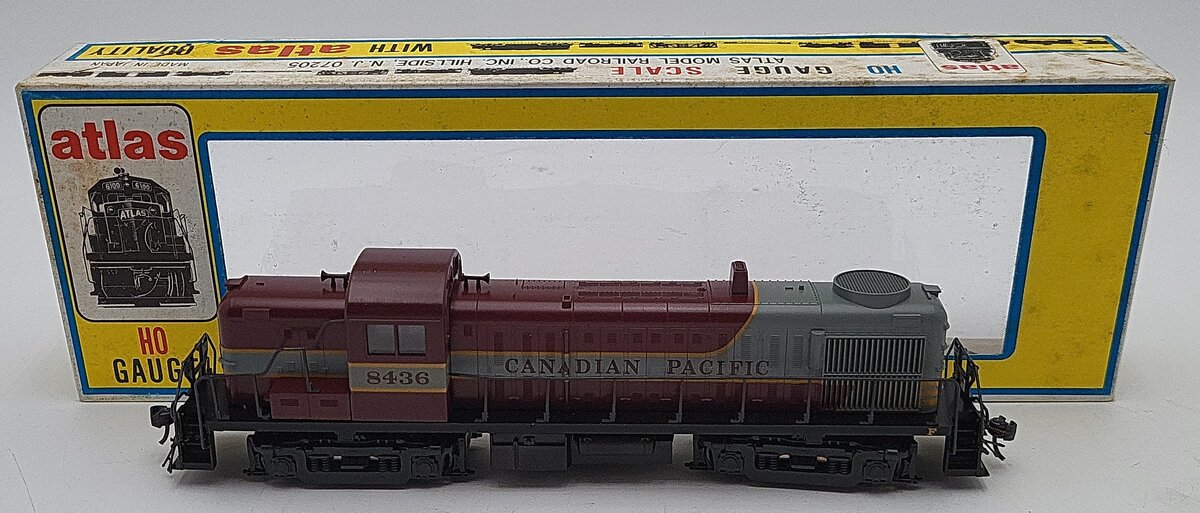 Atlas 8150 HO Scale Canadian Pacific RS-3 Diesel Locomotive #8436 EX/Box