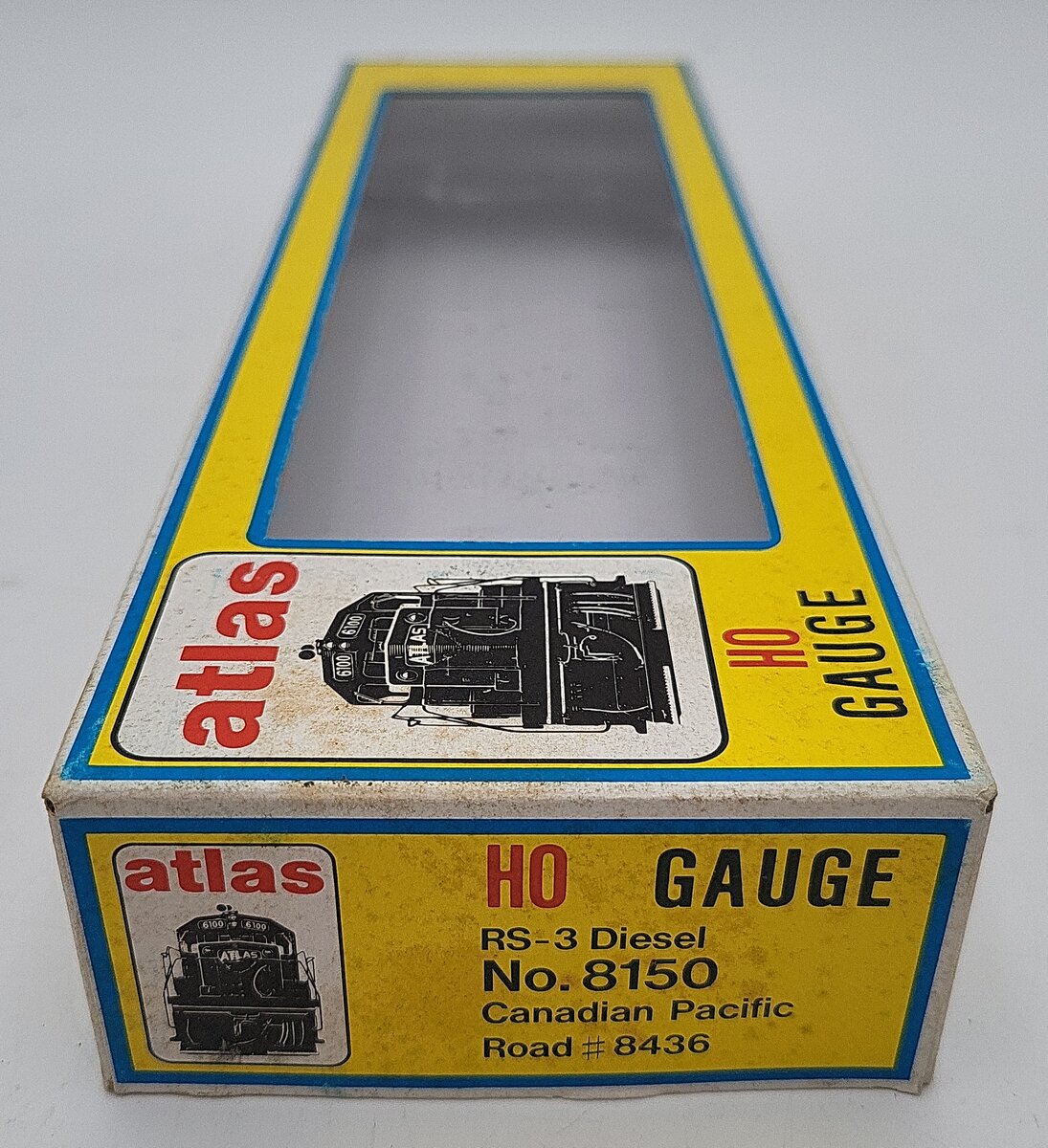 Atlas 8150 HO Scale Canadian Pacific RS-3 Diesel Locomotive #8436 EX/Box