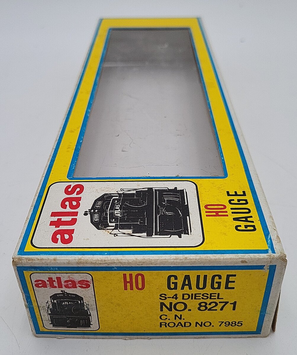 Atlas 8271  HO Gauge Canadian National S-4 Diesel Locomotive #7985 EX/Box