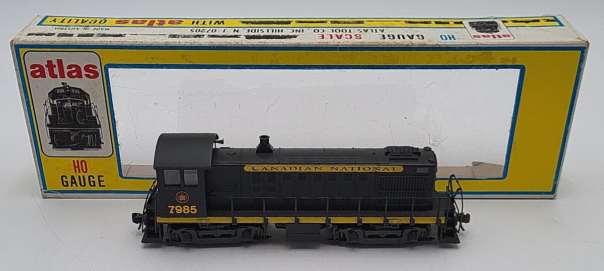 Atlas 8271  HO Gauge Canadian National S-4 Diesel Locomotive #7985 EX/Box