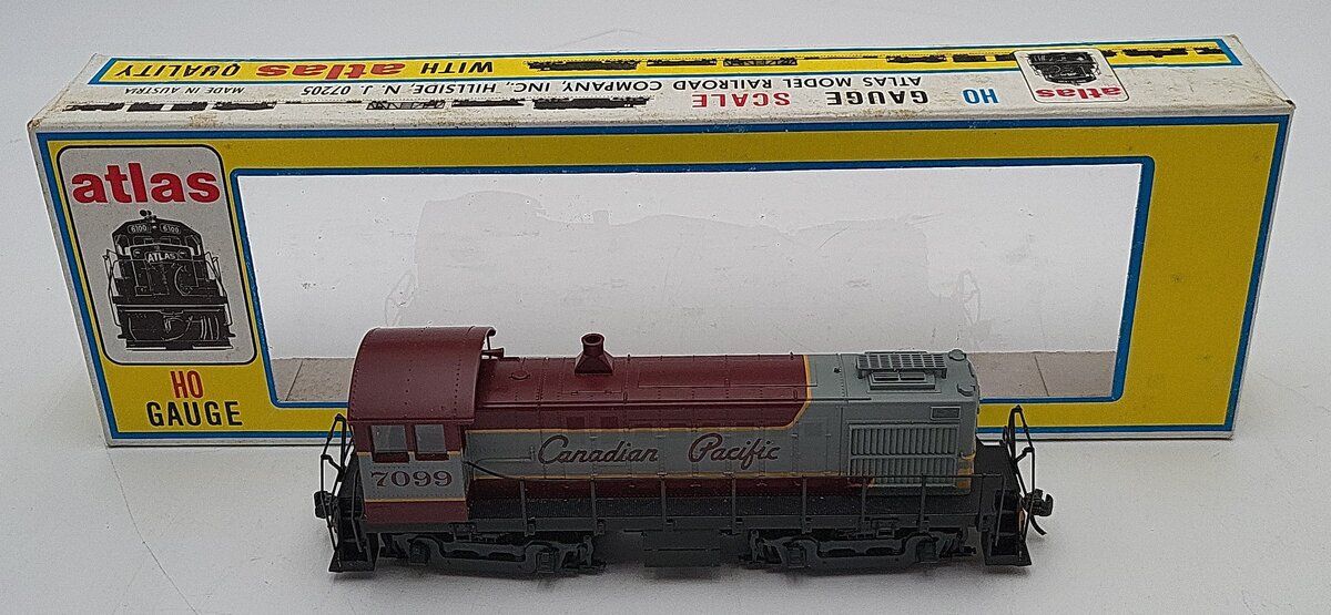 Atlas 8281 HO Canadian Pacific S4 Diesel Switcher Locomotive #7099 EX/Box
