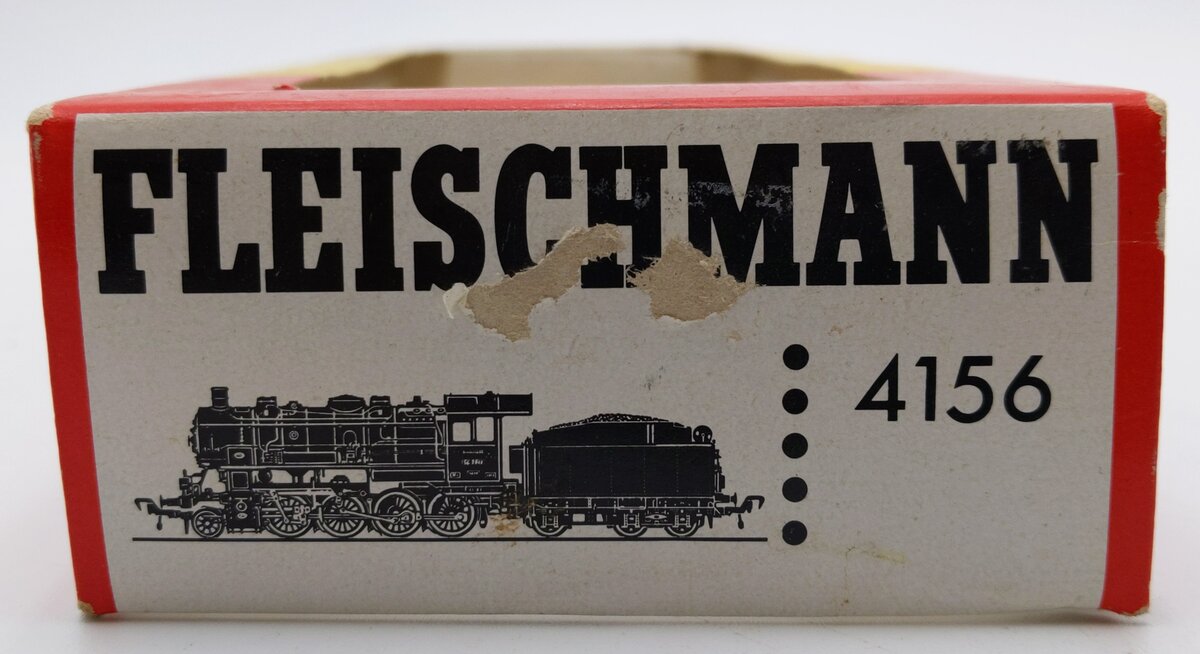Fleischmann 4156 HO Scale DR 2-8-0 Steam Locomotive & Tender #562048 EX/Box