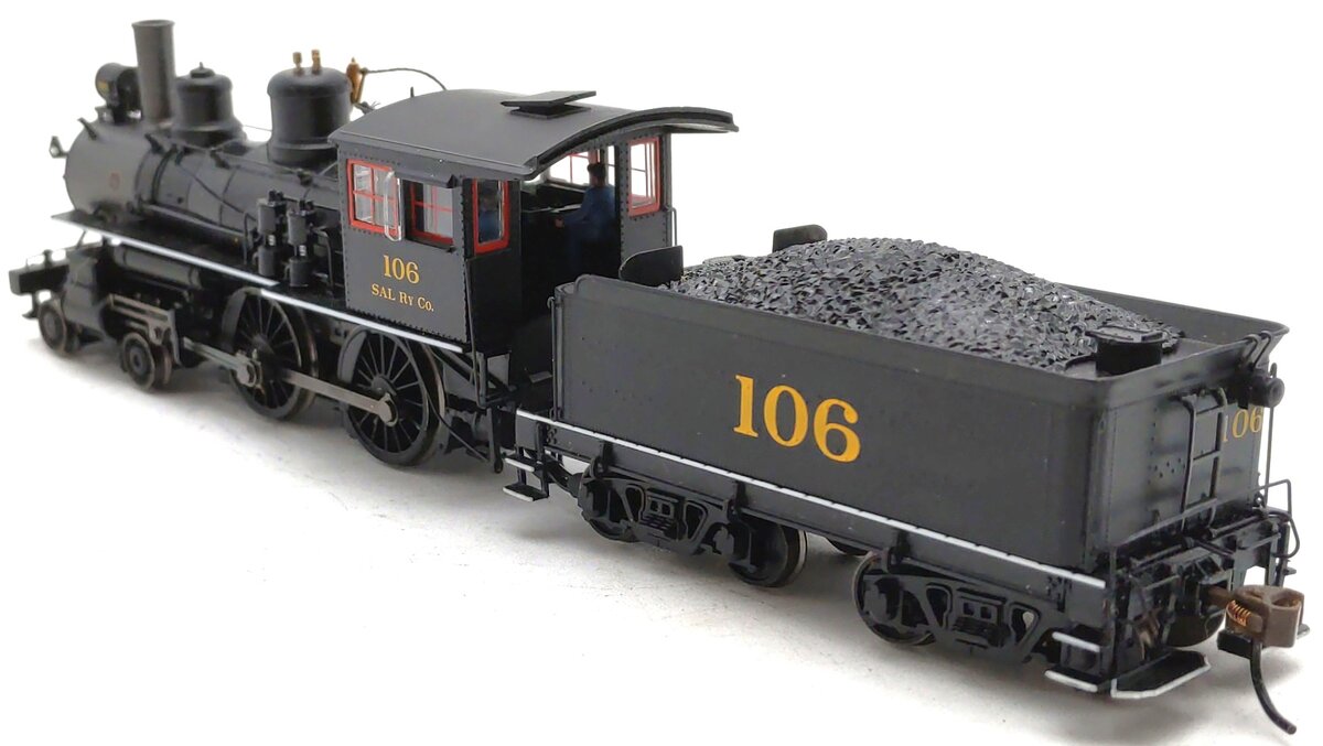Bachmann 80129 HO Scale SBD 4-4-0 Steam Locomotive w/DCC & Sound #106 LN