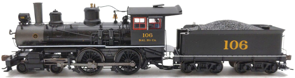 Bachmann 80129 HO Scale SBD 4-4-0 Steam Locomotive w/DCC & Sound #106 LN