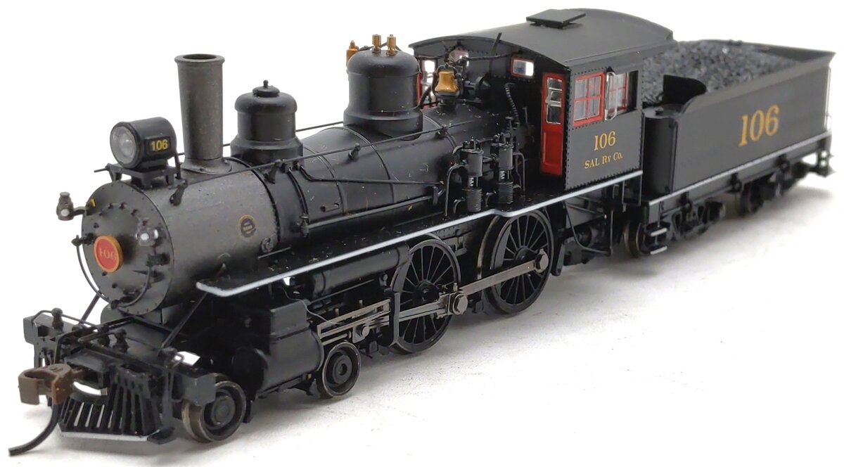 Bachmann 80129 HO Scale SBD 4-4-0 Steam Locomotive w/DCC & Sound #106 LN