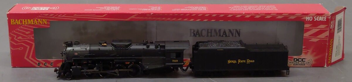 Bachmann 52401 HO Nickel Plate 2-8-4 Berkshire Steam Loco & Tender w/Sound & DCC EX/Box