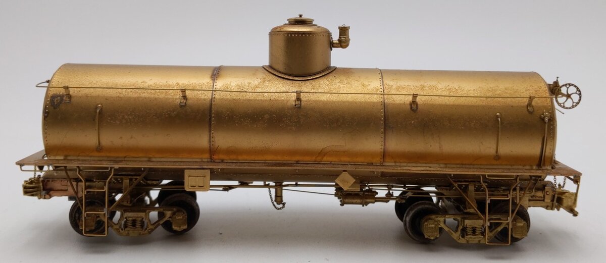 Fujiyama On3 Brass Utlx Tank Car - unpainted VG/Box