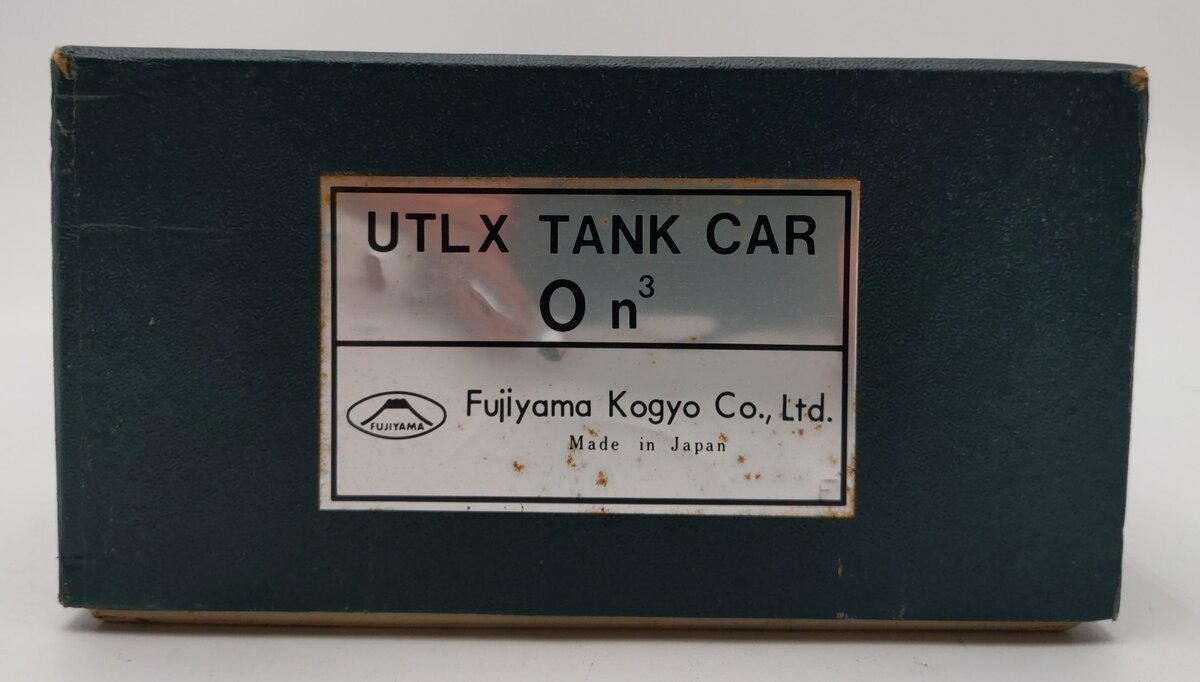 Fujiyama On3 Brass Utlx Tank Car - unpainted VG/Box