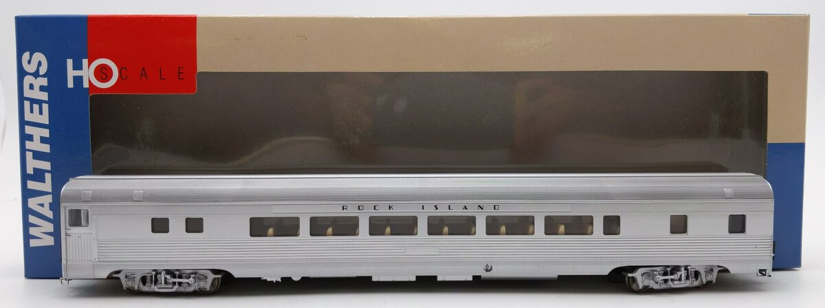Walthers 932-6392 HO Scale Rock Island 85' Budd 52-Seat Coach Car LN/Box