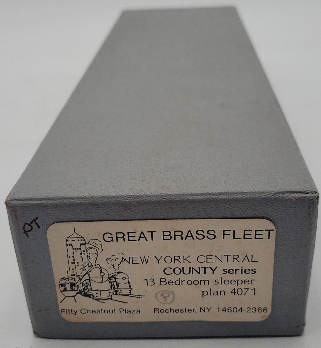 Great Brass FLT 4071 HO New York Central BRASS County SERIES 13 Bedroom Sleeper VG/Box