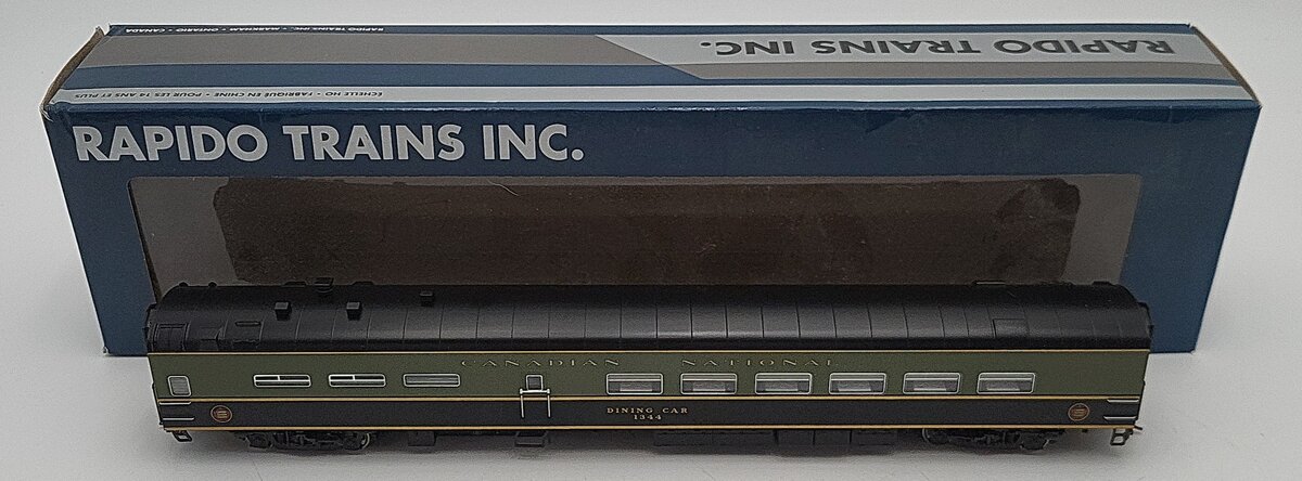 Rapido Trains 124002 HO CN P-S Lightweight 40 Seat Dining Car #1344 EX/Box