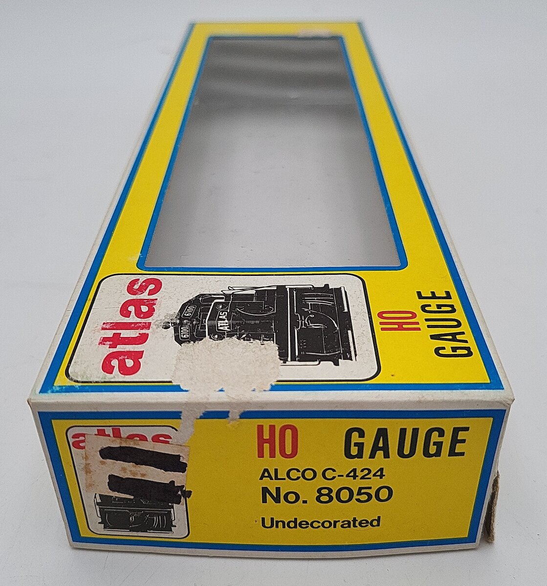 Atlas 8050 HO Undecorated C-424 Diesel Locomotive EX/Box