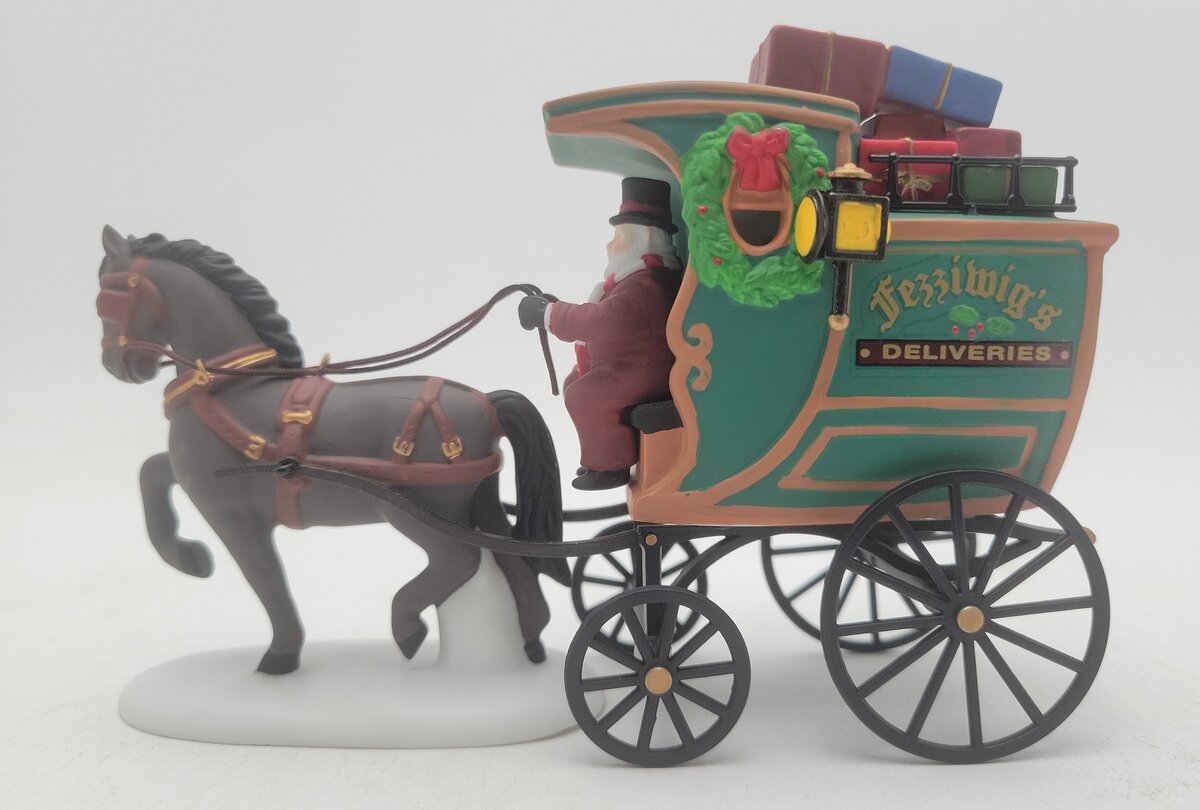 Dept 56 56.58400 Dickens Village The Fezziwig Delivery Wagon LN/Box