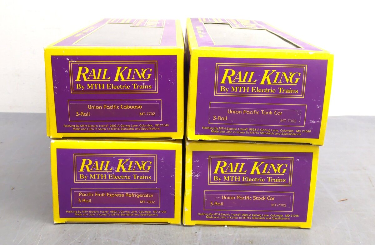 MTH 020 O Gauge Union Pacific Freight Car Set VG/Box