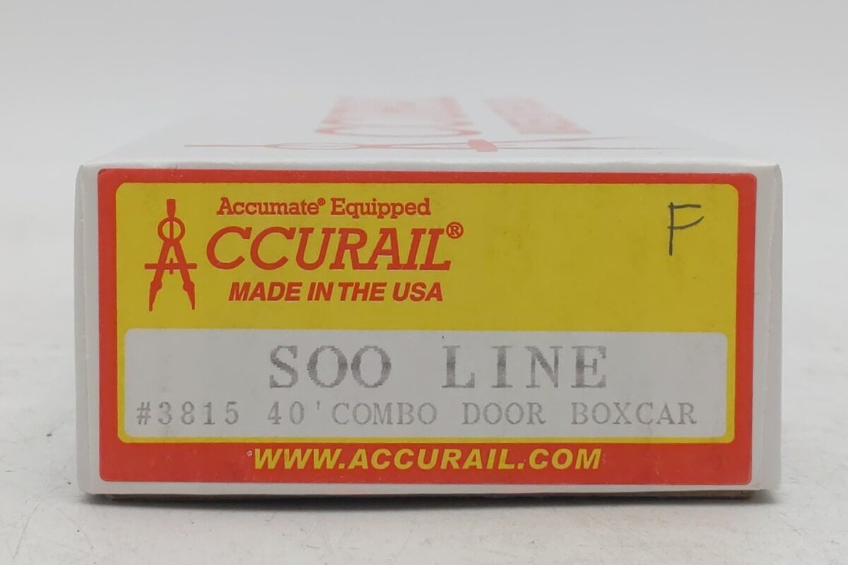 Accurail 3815 HO Scale Soo Line 40' Combo Door Boxcar #48408 NIB