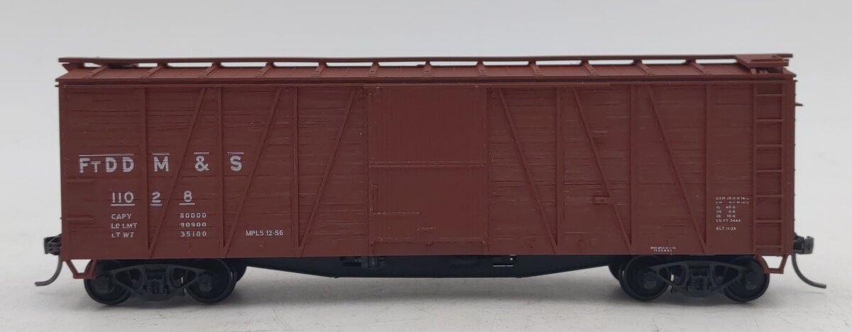 Accurail 4119 HO Fort Dodge Des Moines & Southern 40' Wood Boxcar #11028 LN/Box