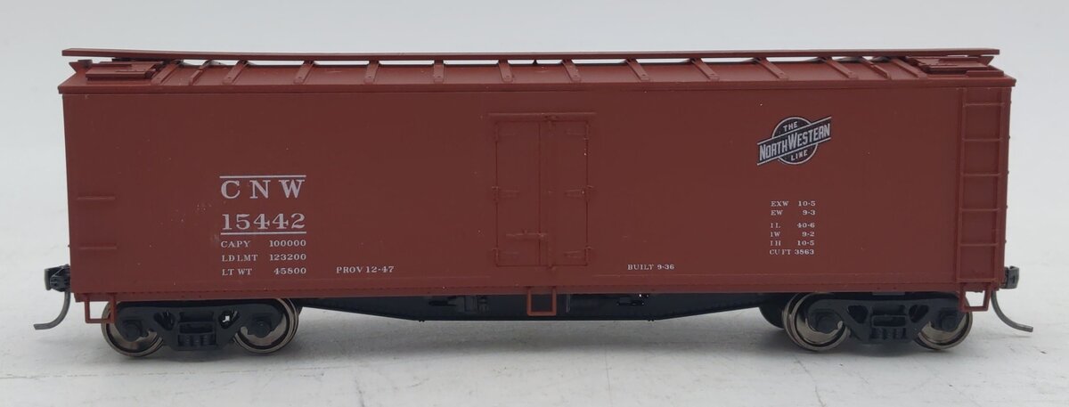 Accurail 4856 HO Chicago and North Western 40' Wood Reefer Kit #15442 NIB
