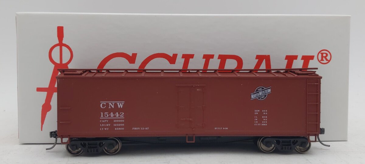 Accurail 4856 HO Chicago and North Western 40' Wood Reefer Kit #15442 NIB