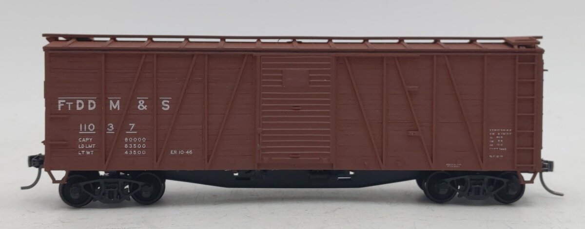 Accurail 4513 HO Fort Dodge Des Moines & Southern 40' Single Sheath Wood Boxcar LN/Box