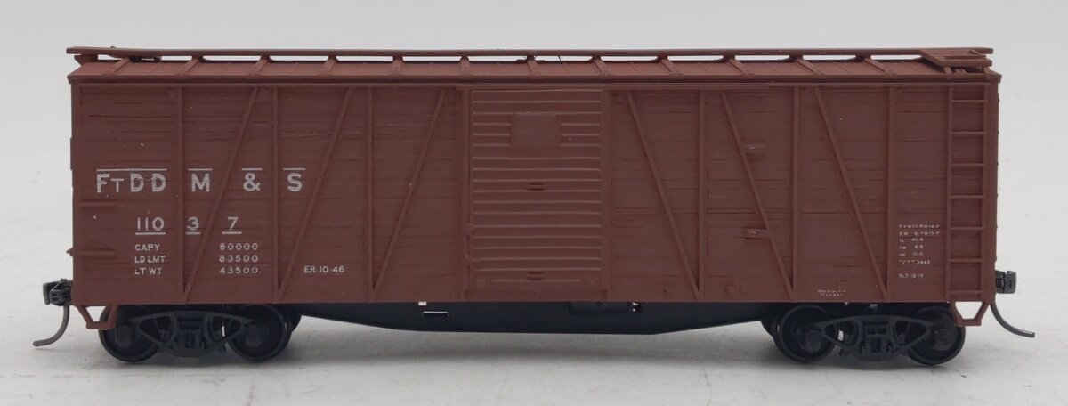 Accurail 4513 HO Fort Dodge Des Moines & Southern 40' Single Sheath Wood Boxcar LN/Box