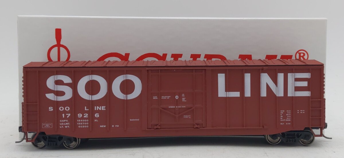 Accurail 5665 HO Soo Line 50' Exterior Post Steel Box Car Kit #17926 NIB