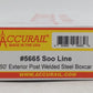 Accurail 5665 HO Soo Line 50' Exterior Post Steel Box Car Kit #17926 NIB
