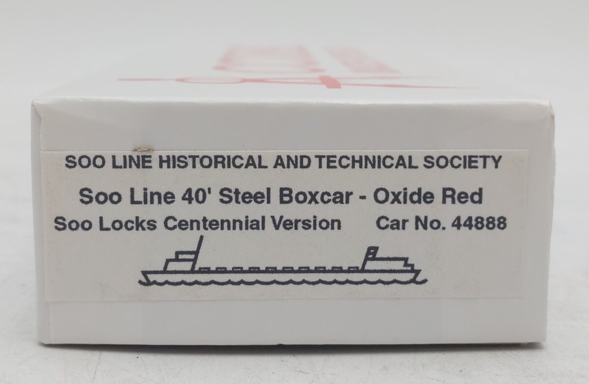Accurail HO Scale Soo Line Oxide Red 40' Steel Boxcar #44888 NIB
