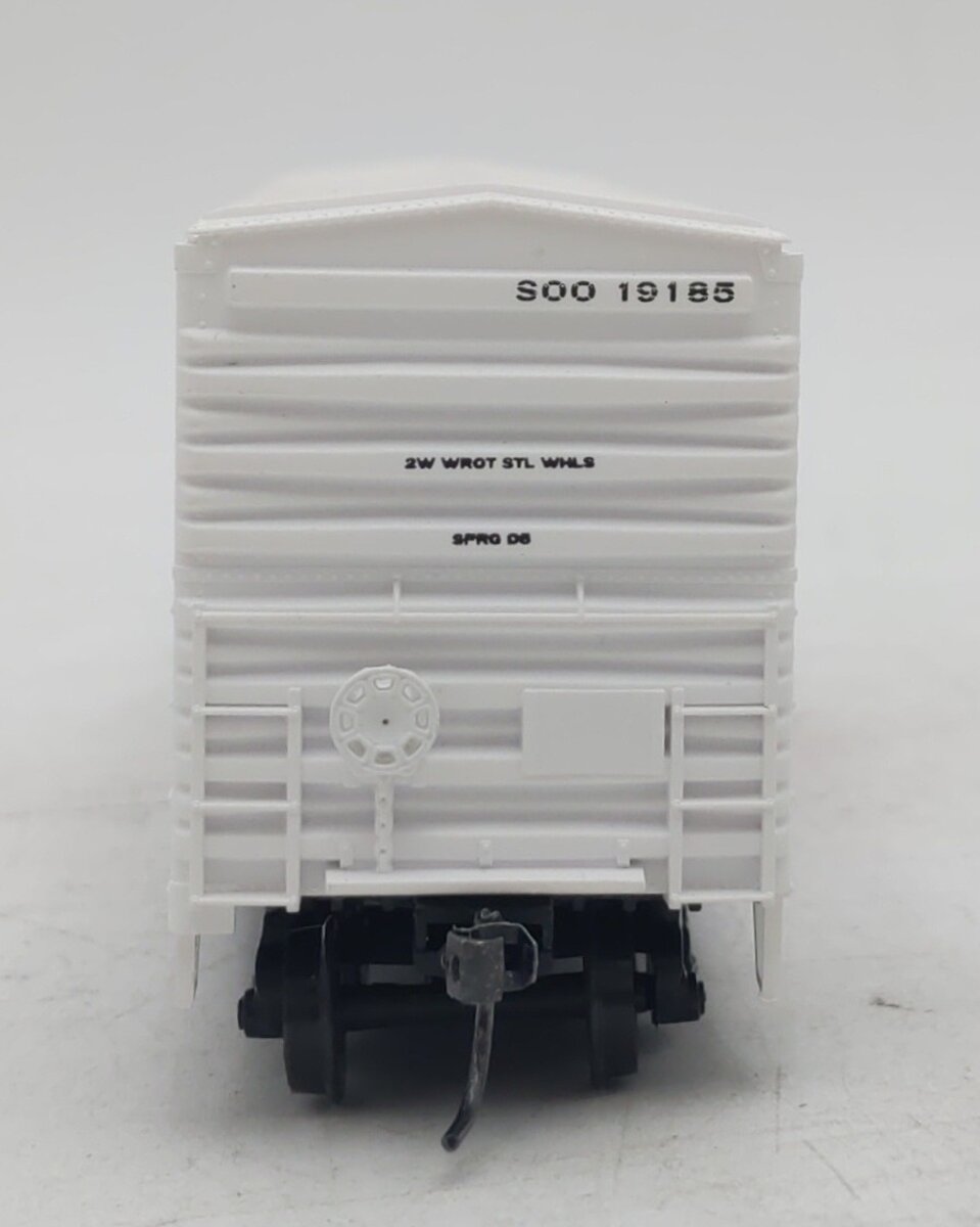 Accurail 19185 HO SOO Line White W/Red Lettering 7-Post Fond Du Lac Boxcar Kit NIB