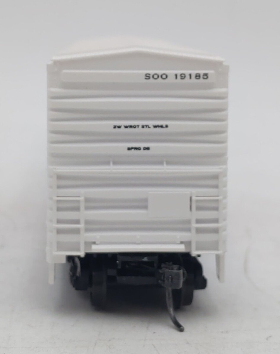 Accurail 19185 HO SOO Line White W/Red Lettering 7-Post Fond Du Lac Boxcar Kit NIB