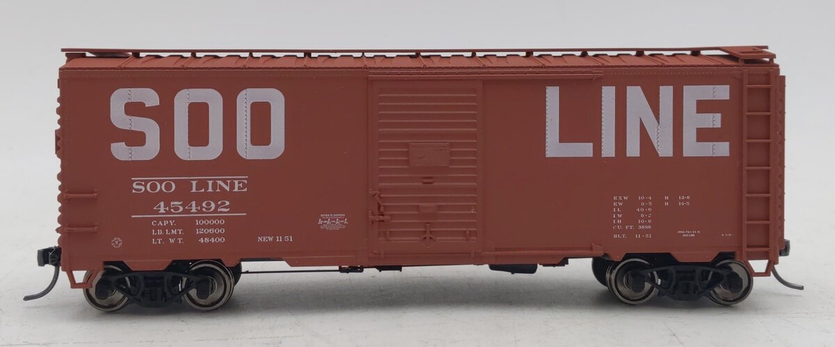 Accurail HO Scale Soo Line 1951 Fond du Lac Billboard Boxcar #45492 NIB