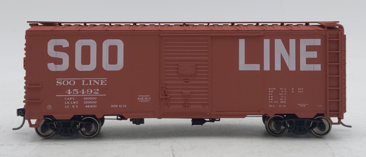 Accurail HO Scale Soo Line 1951 Fond du Lac Billboard Boxcar #45492 NIB